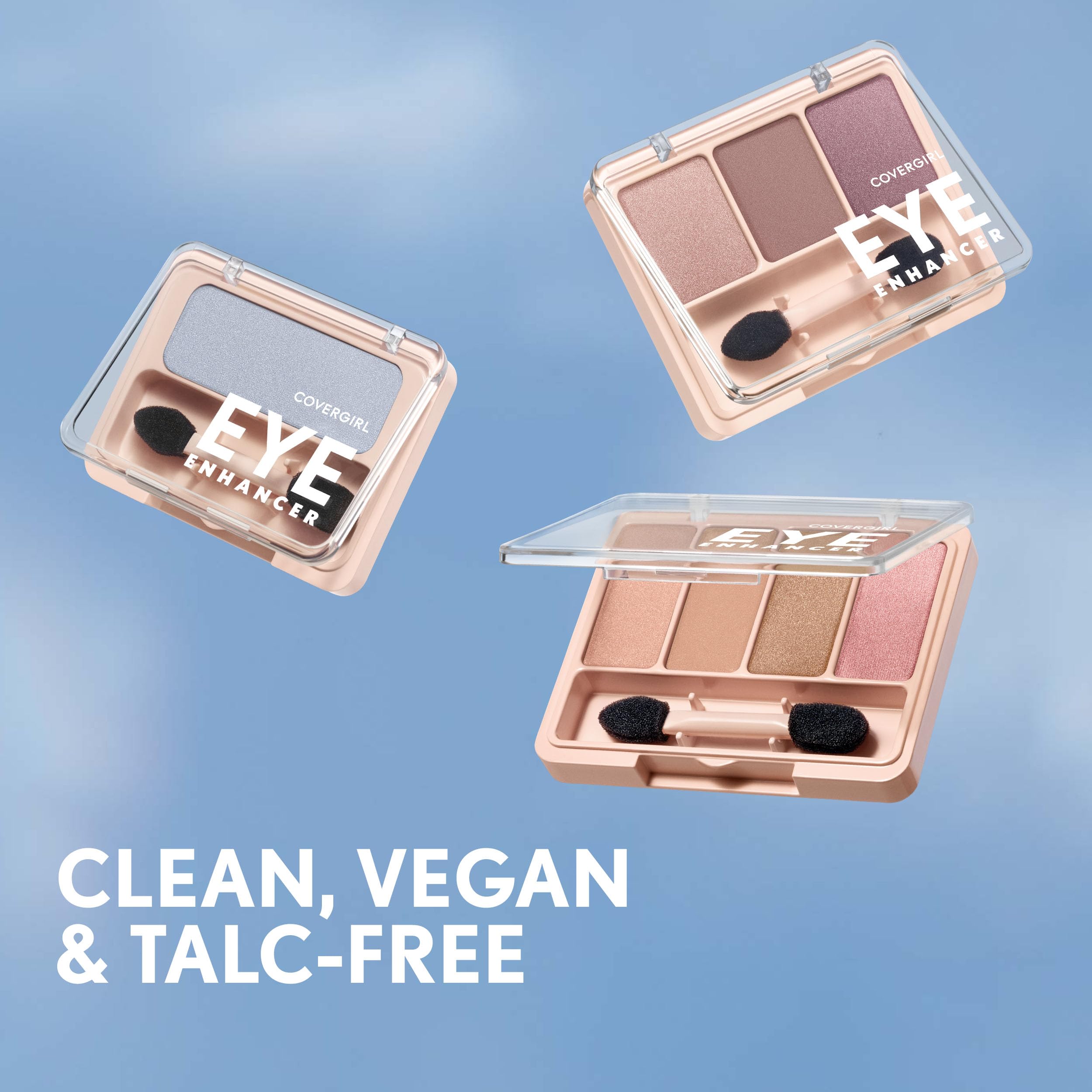 Day-to-night look inspiration using CoverGirl Eye Enhancers 4-Kit shades