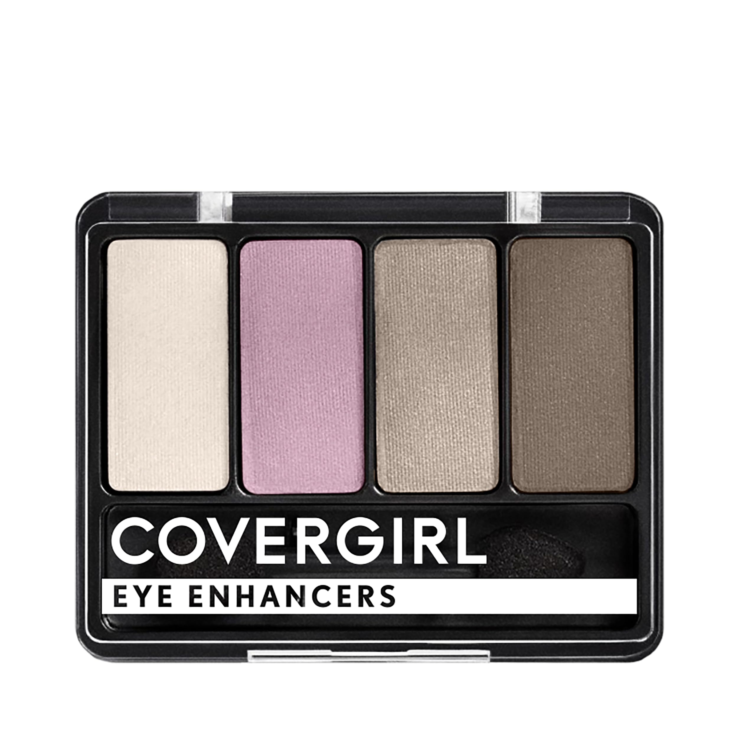 CoverGirl Eye Enhancers four-shade collection close-up for versatile looks.