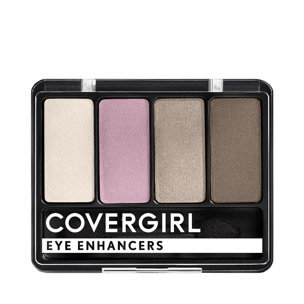 CoverGirl Eye Enhancers four-shade collection close-up for versatile looks.