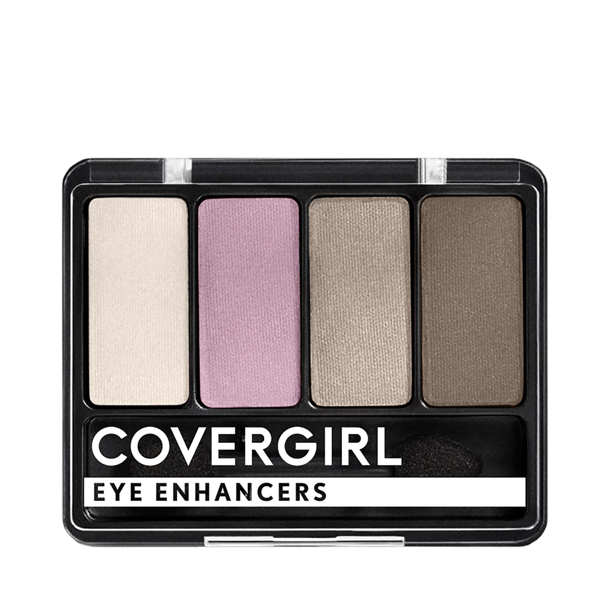 CoverGirl Eye Enhancers four-shade collection close-up for versatile looks.