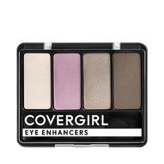 CoverGirl Eye Enhancers four-shade collection close-up for versatile looks.