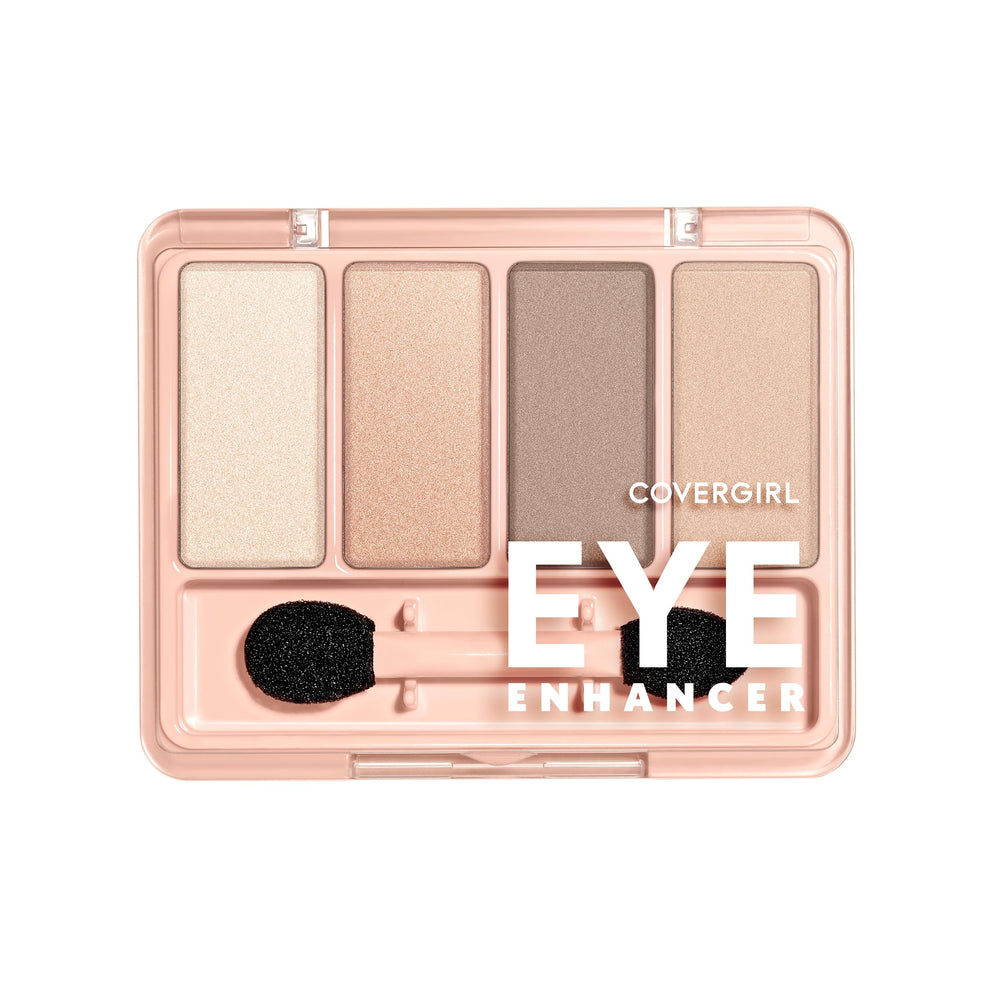 COVERGIRL Eye Enhancers Natural Nudes palette open for versatile day-to-night looks