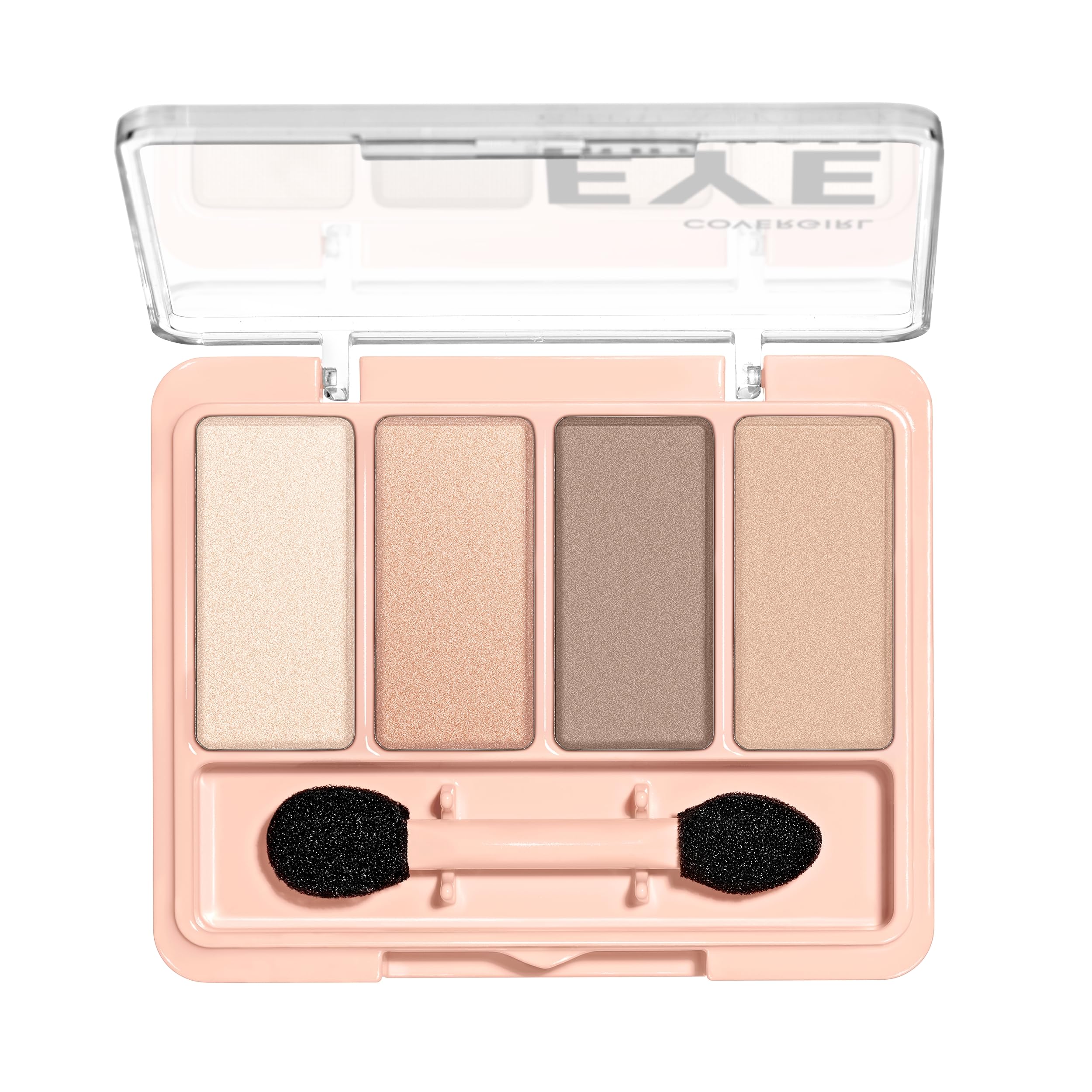 COVERGIRL Eye Enhancers Natural Nudes swatch 1 shows a light beige shade for subtle daytime definition