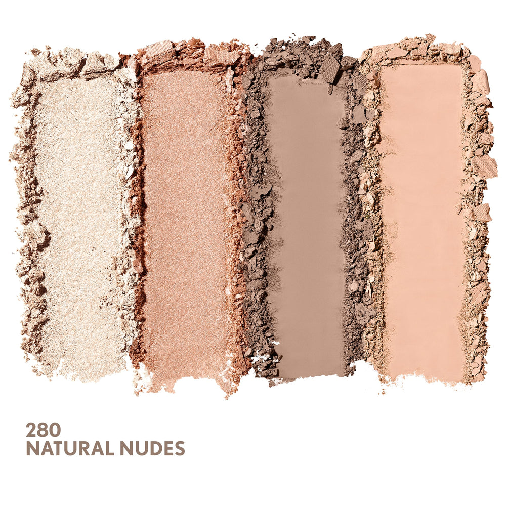COVERGIRL Eye Enhancers Natural Nudes swatch 2 shows a warm taupe to blend seamlessly