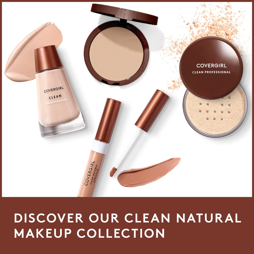 Polvo normal de COVERGIRL Clean como complemento para finalizar look