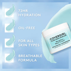 COVERGIRL TruClean agua de cactus para hidratación natural
