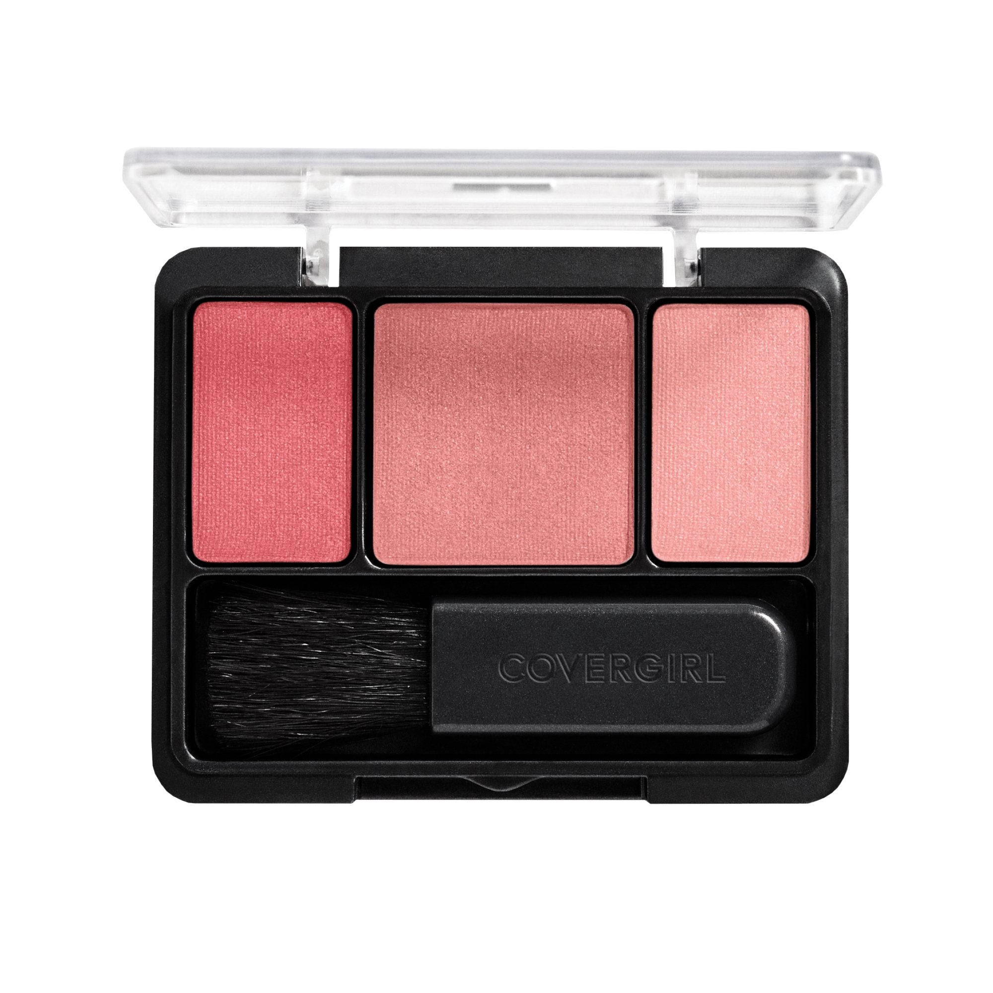 COVERGIRL Instant Cheekbones Blush closeup showing blendable texture and natural glow.