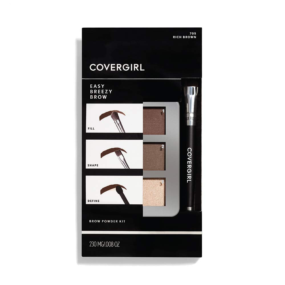 COVERGIRL kit polvo cejas facilita definición rápida y natural de las cejas