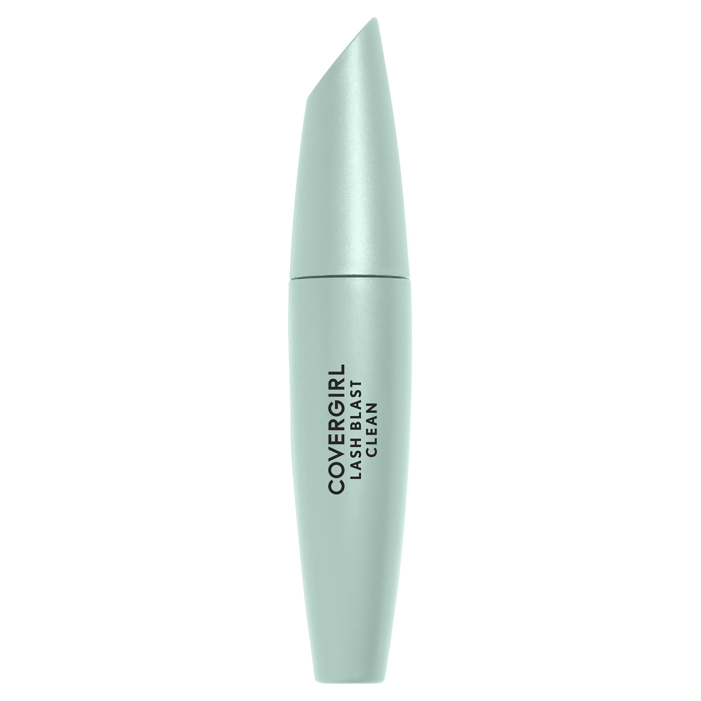 CoverGirl Lash Blast Clean Volume Mascara brush demonstrates separated, defined lashes for a voluminous look.