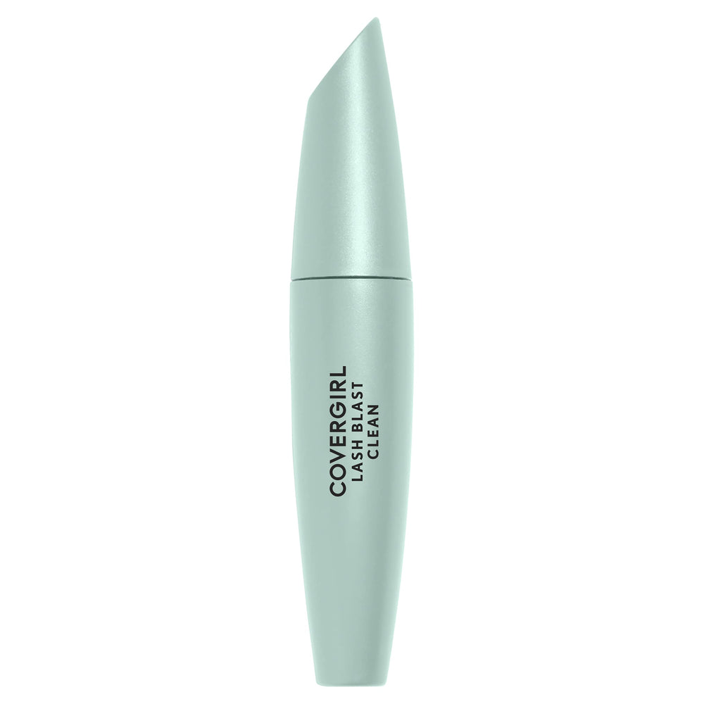 CoverGirl Lash Blast Clean Volume Mascara brush demonstrates separated, defined lashes for a voluminous look.
