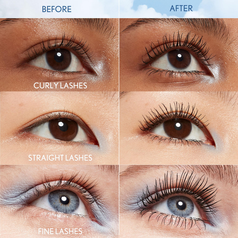 CoverGirl Lash Blast Supercloud, fórmula aire batido para lift prolongado.