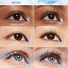 CoverGirl Lash Blast Supercloud, fórmula aire batido para lift prolongado.
