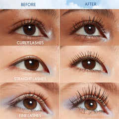 CoverGirl Lash Blast Supercloud textura-emulsion-aire durante la aplicación