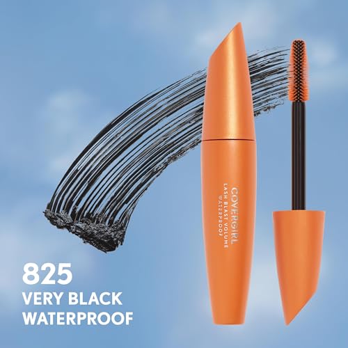 CoverGirl Lash Blast Volume Mascara applied to lashes showing instant volume