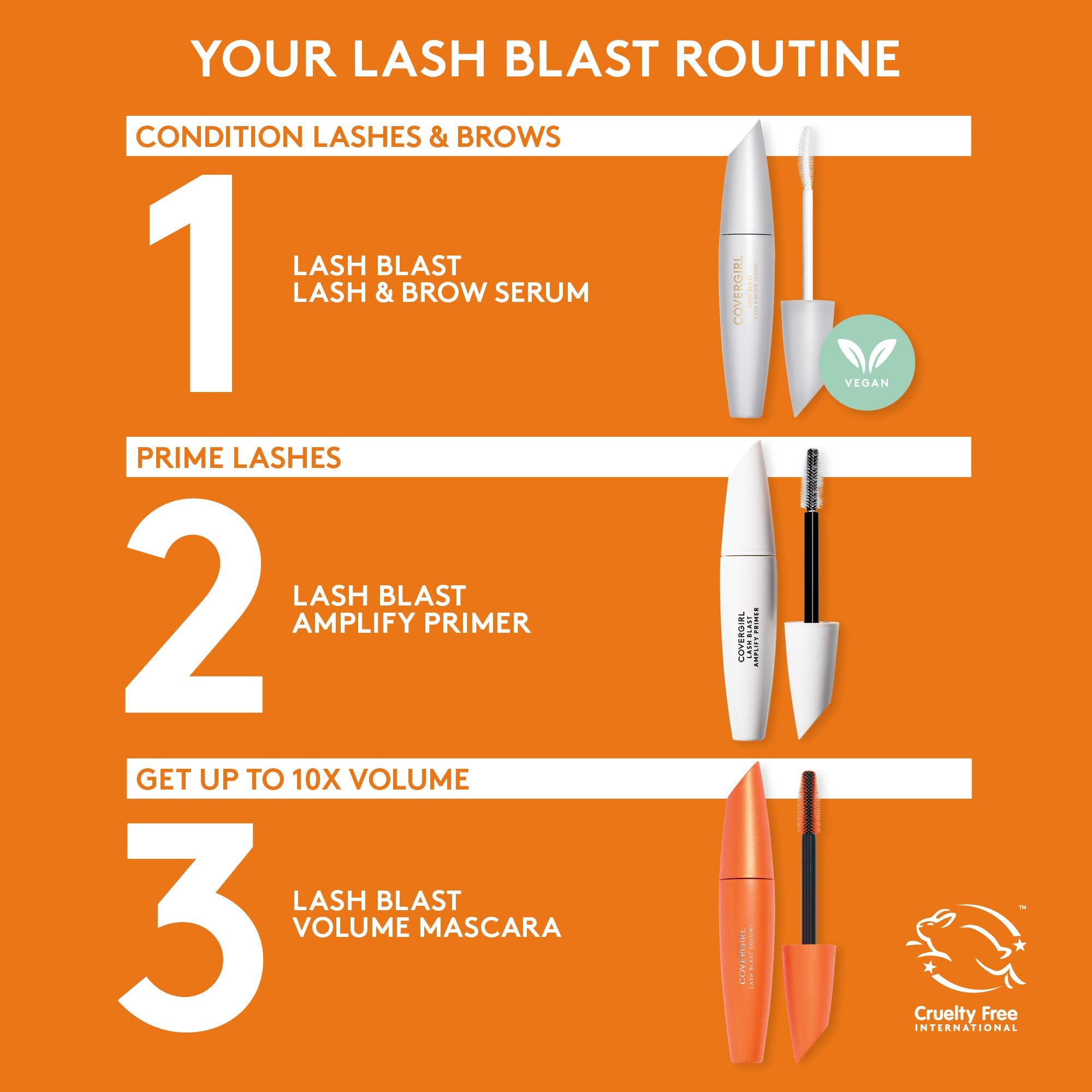 Libre de crueldad, opción ética de LashBlast Volume de CoverGirl.
