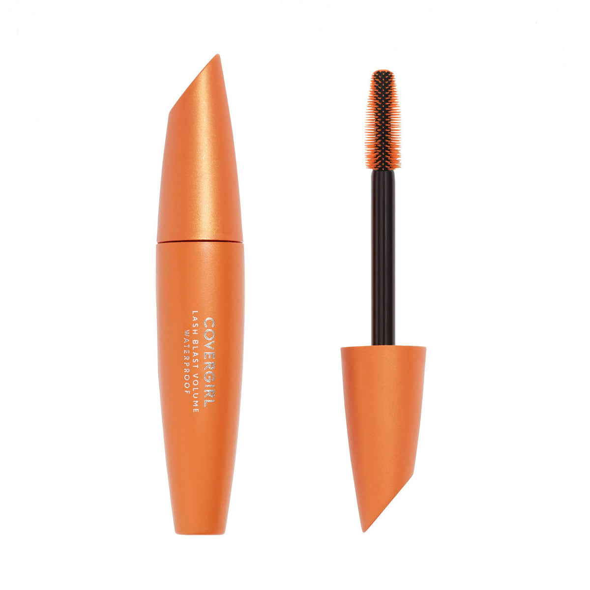 CoverGirl LashBlast Volume resistente al agua para pestañas definidas y duraderas.