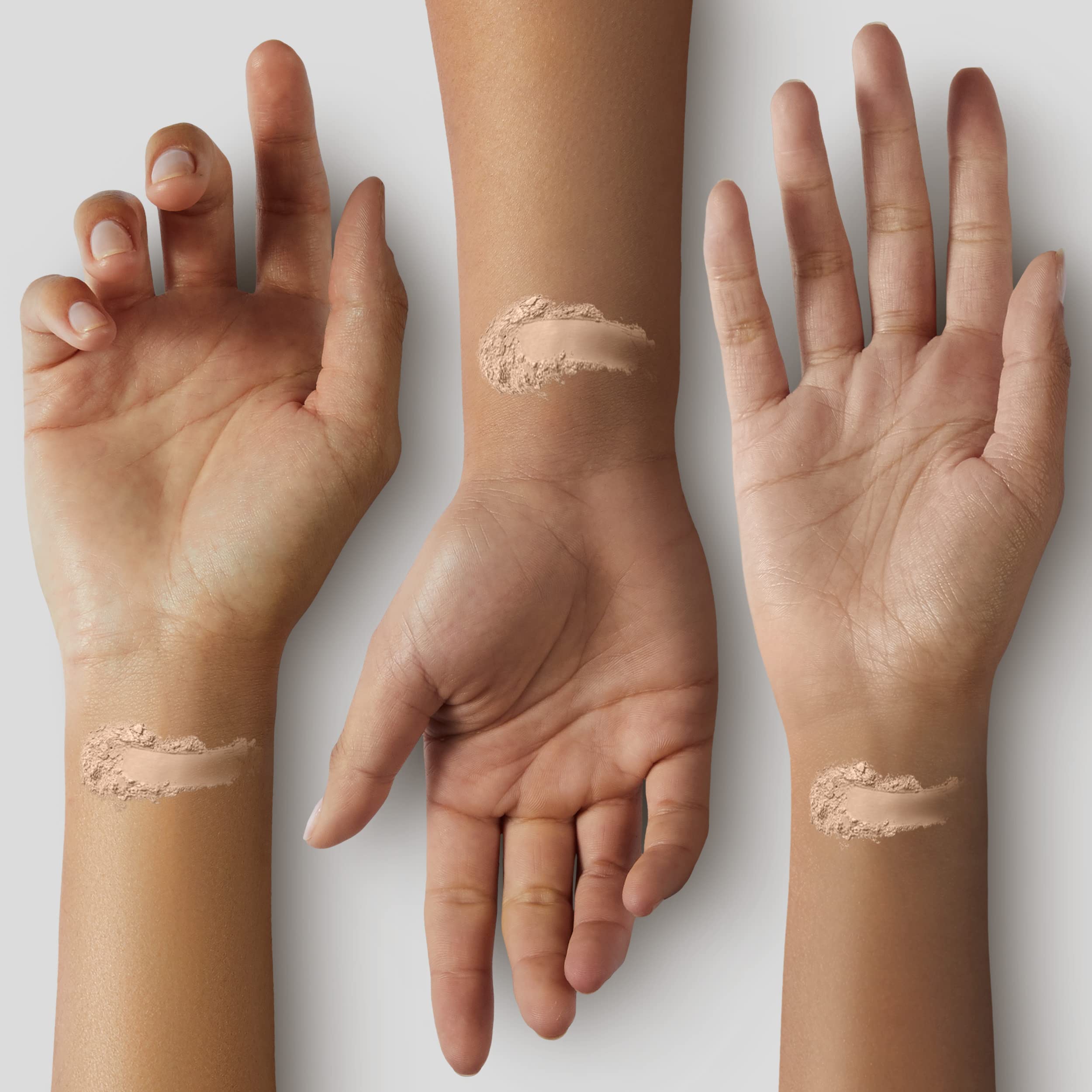 CoverGirl lightweight texture photo emphasizes barely-there feel during wear.