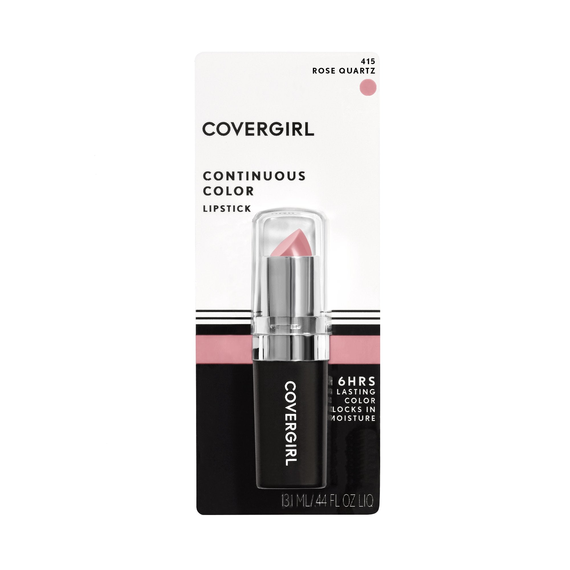 COVERGIRL Rose Quartz 415 swatch highlighting moisture-rich formula