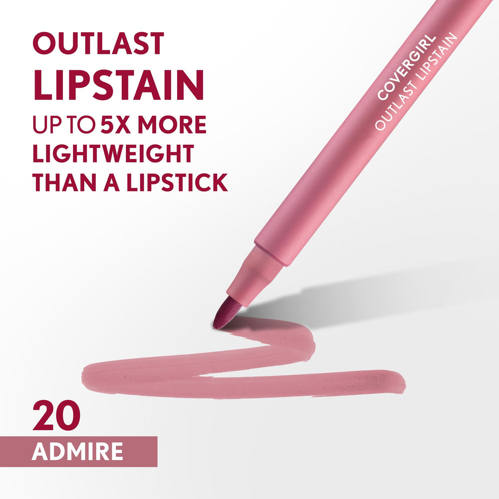 Covergirl Outlast 20 Admire muestra cobertura instantánea sin transferencia