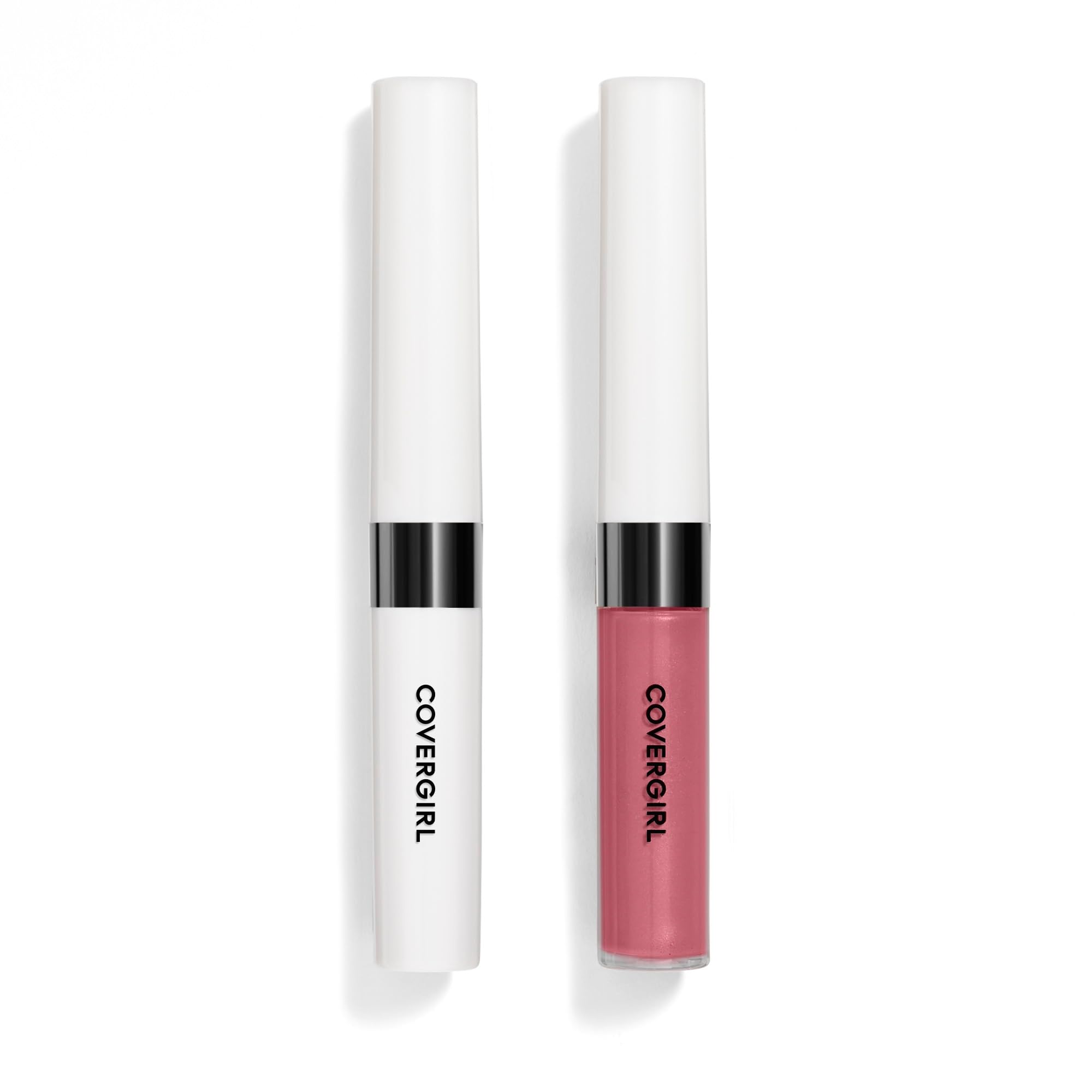 CoverGirl Outlast All-Day Lip Color Always Rosy on application, delivering long-lasting color.