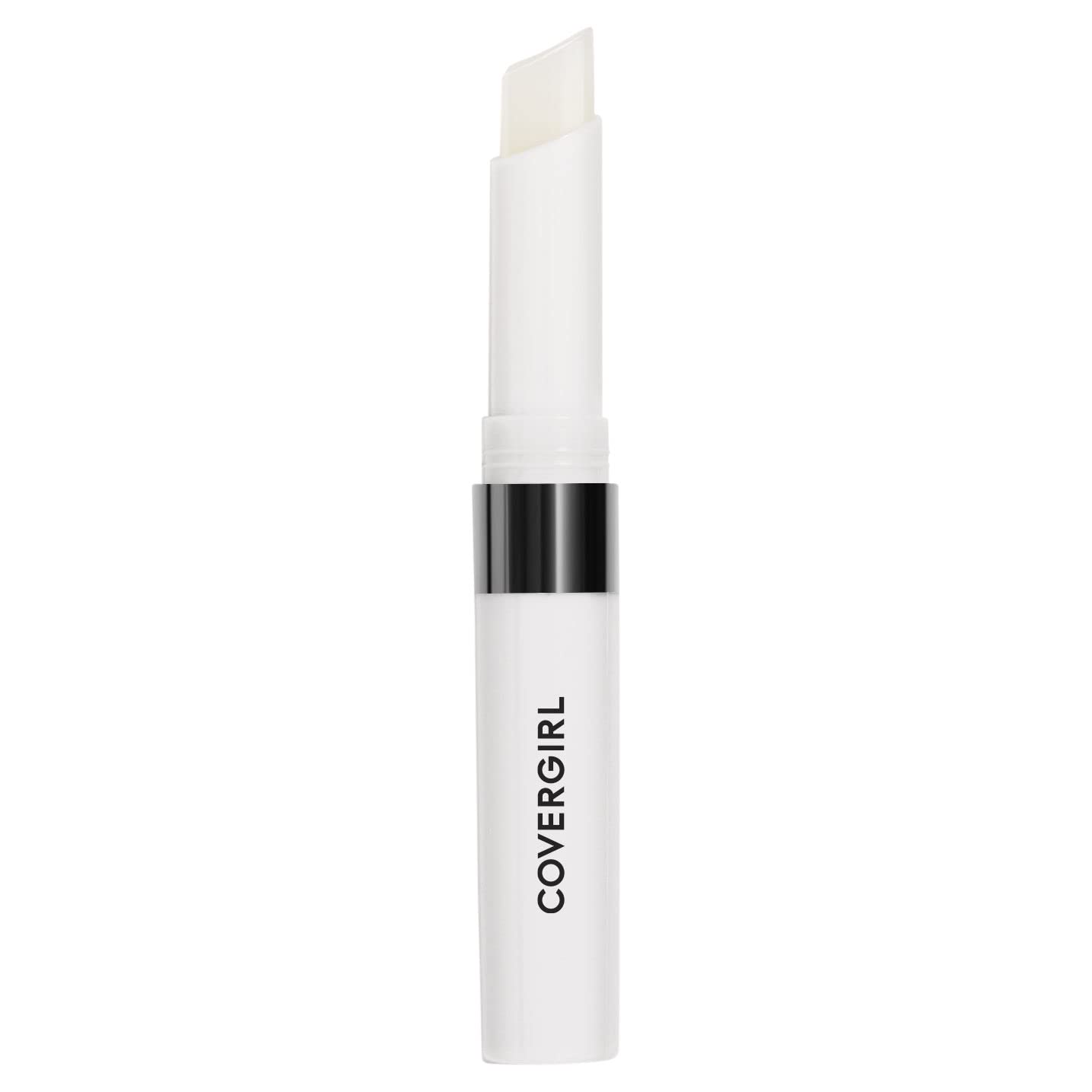 COVERGIRL Outlast All Day Top Coat on lips over color adds glossy moisture.
