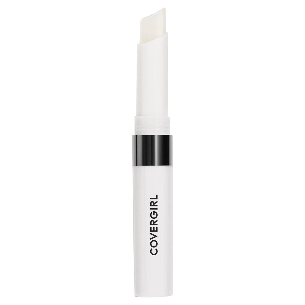 COVERGIRL Outlast All Day Top Coat on lips over color adds glossy moisture.