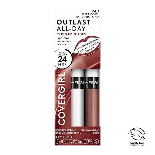 Covergirl Outlast aplicación en dos pasos para cobertura duradera.