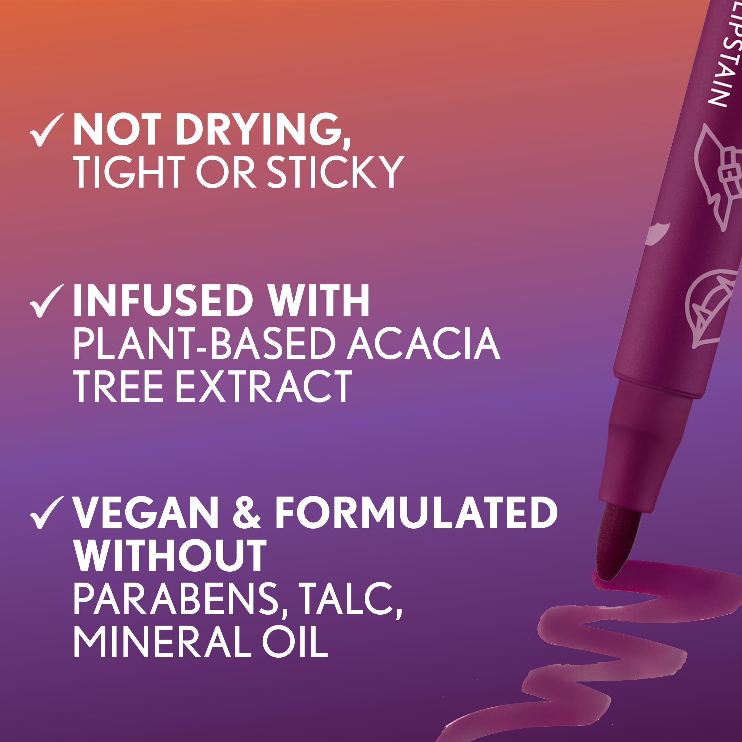 CoverGirl Outlast Extra Witchy wear-test shows comfortable, long-wearing color.