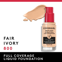 Covergirl Outlast Extreme Wear aplicación con dedos para cobertura uniforme.