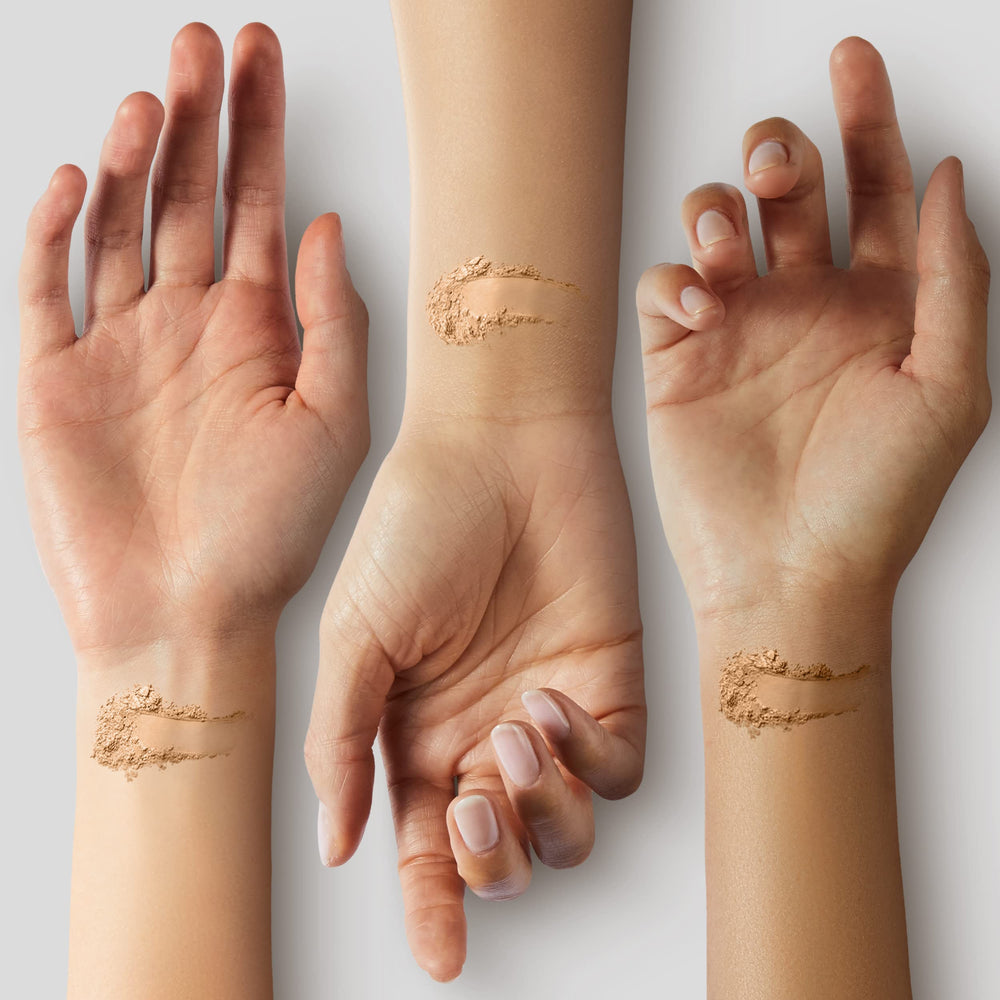 COVERGIRL Outlast Foundation texture close-up reveals silky, blendable formula.