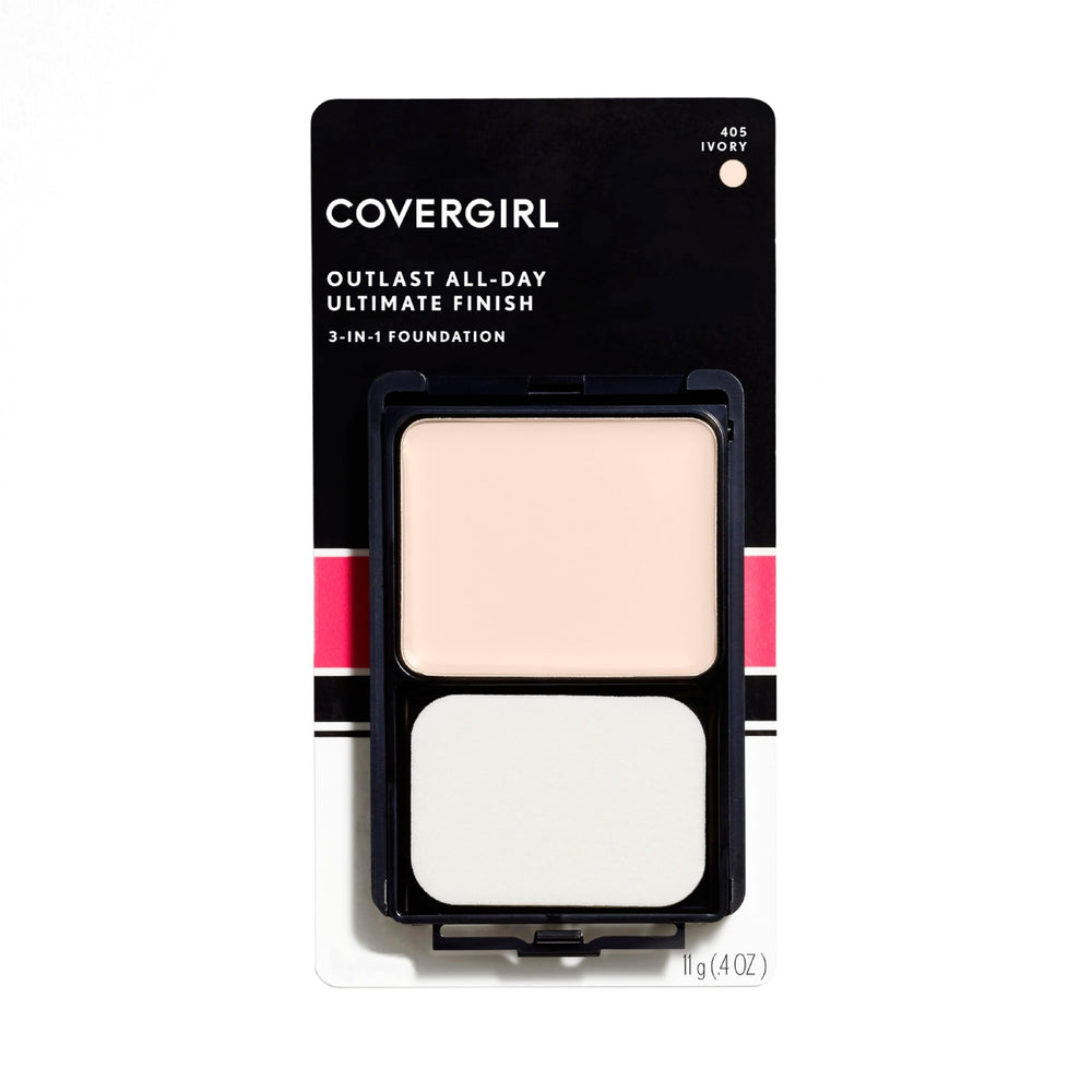 COVERGIRL Outlast fundación con acabado polvo en frasco para cobertura duradera