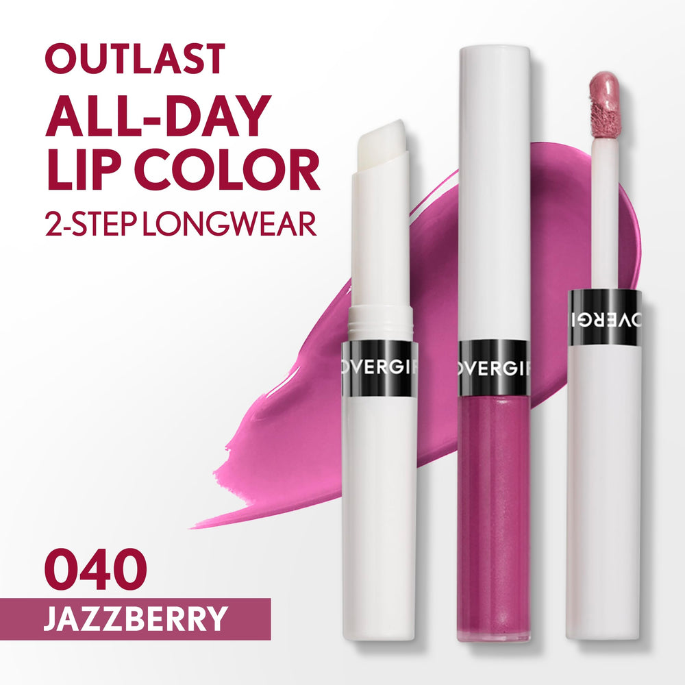 Muestra de color de COVERGIRL Outlast Lip Color para visualizar el tono Jazzberry