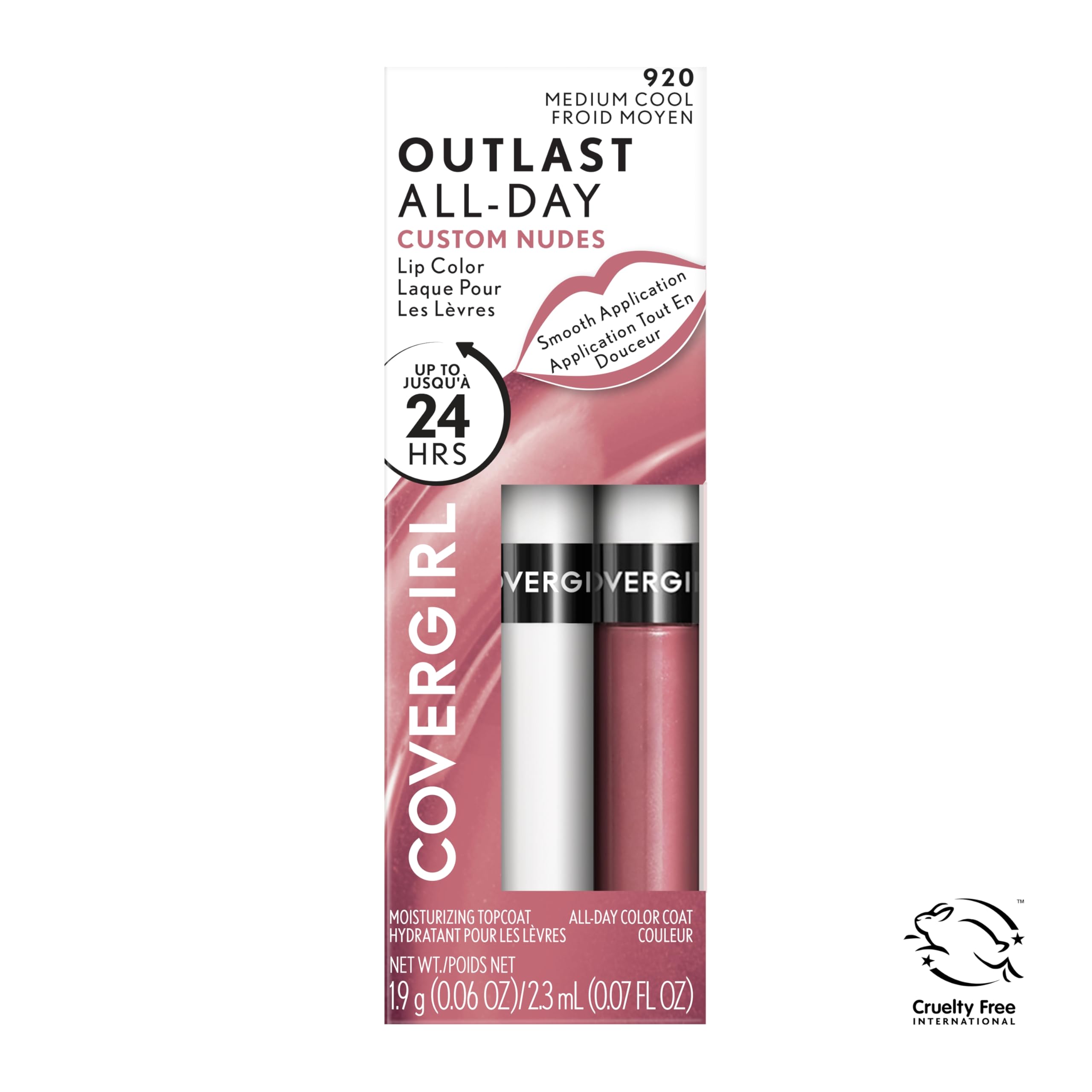 Outlast de COVERGIRL, resistente a manchas y alimentos para salidas.