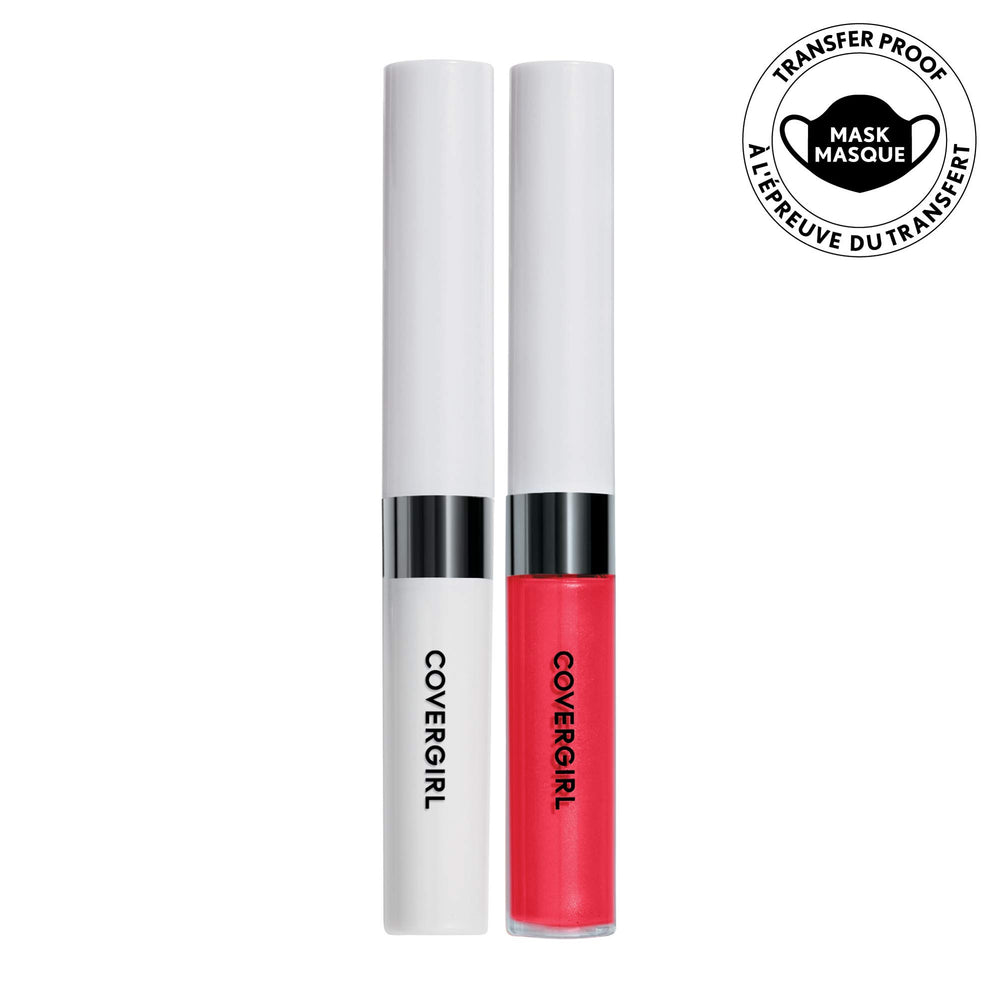 Applying CoverGirl Outlast lip color before topcoat for long wear