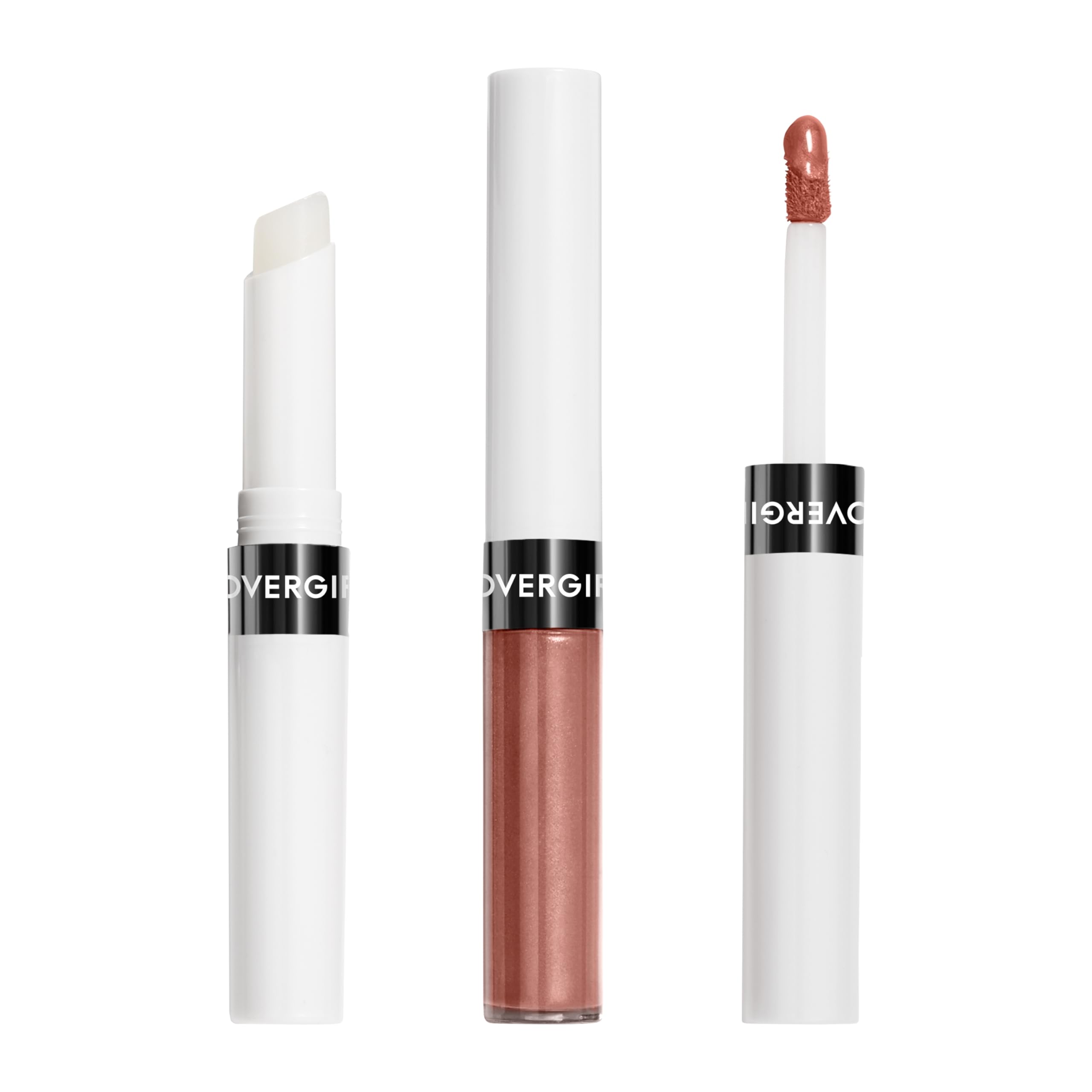 Covergirl Outlast Lip Color in Ripe Peach packaging shows long-lasting color