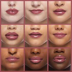 Topcoat de Covergirl Outlast Lip Color Rosie con brillo protector
