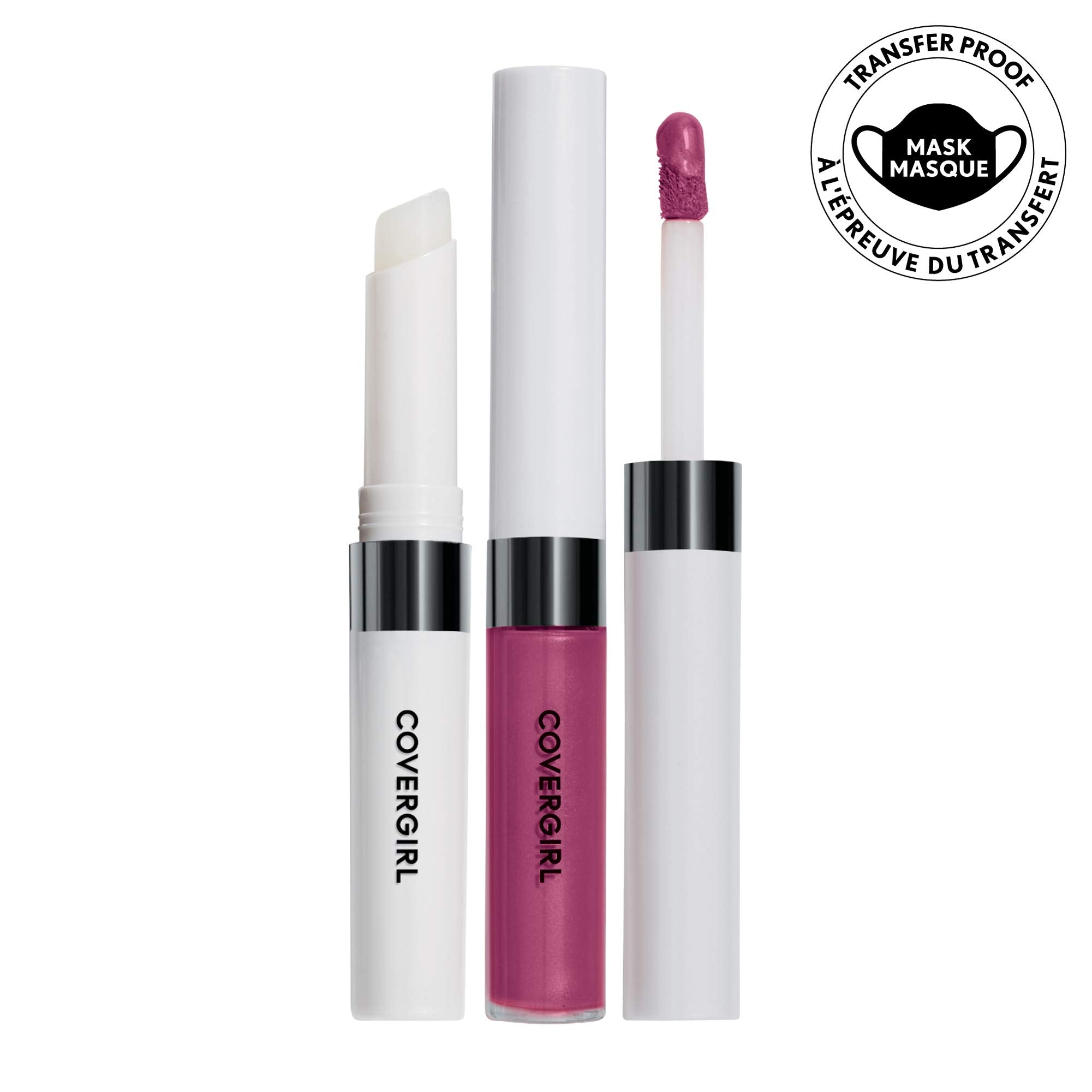 COVERGIRL Outlast two-step application demonstrates color sealing.