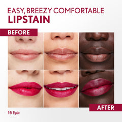 Covergirl Outlast Lipstain, sin transferencia para color duradero sin manchas.