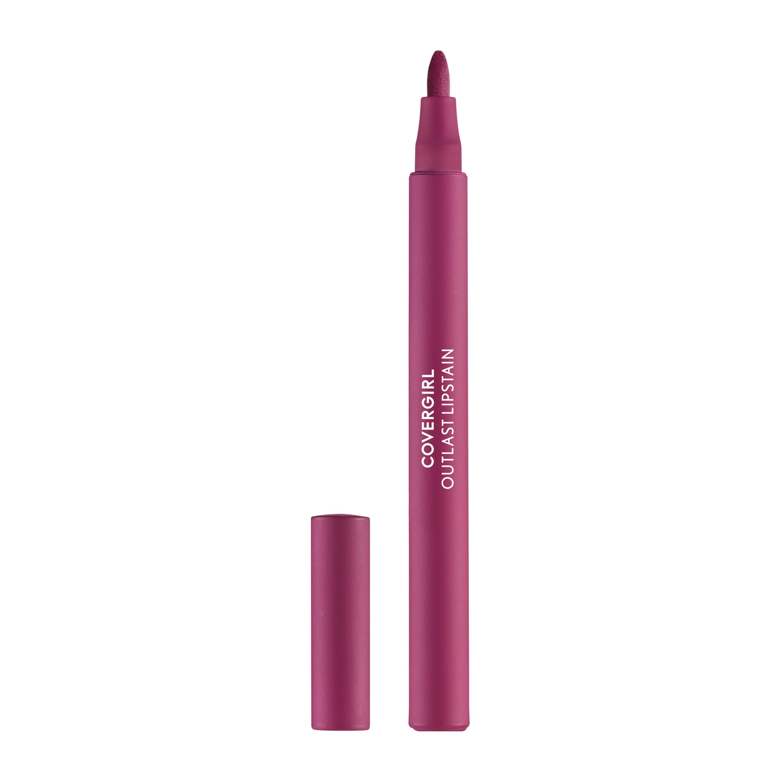 CoverGirl Outlast tinte labial Jazzberry, aplicacion precisa para color intenso y duradero.