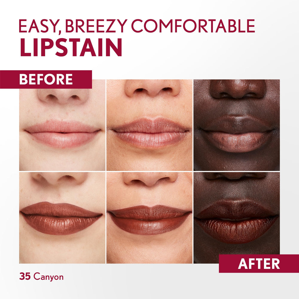 Tinte Labial de COVERGIRL que no se transfiere para un look intacto.