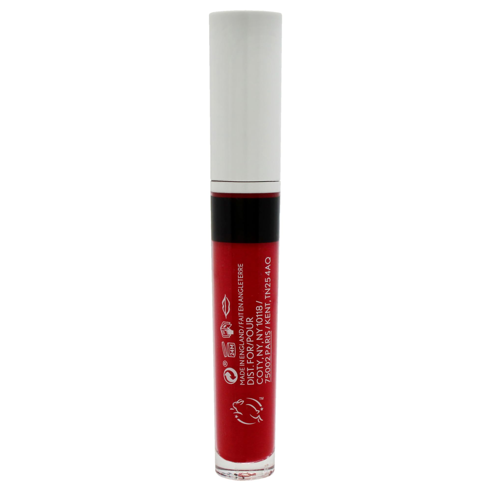 CoverGirl Outlast Ultimatte applicator detail enabling precise lip color application with Wine O Clock shade