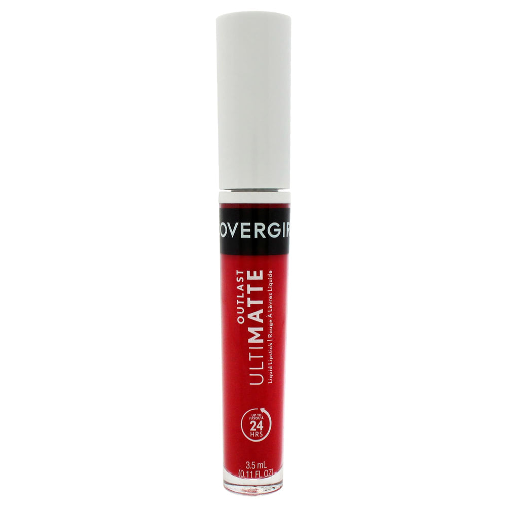CoverGirl Outlast Ultimatte Wine O Clock swatch showing bold matte color for a long-lasting look