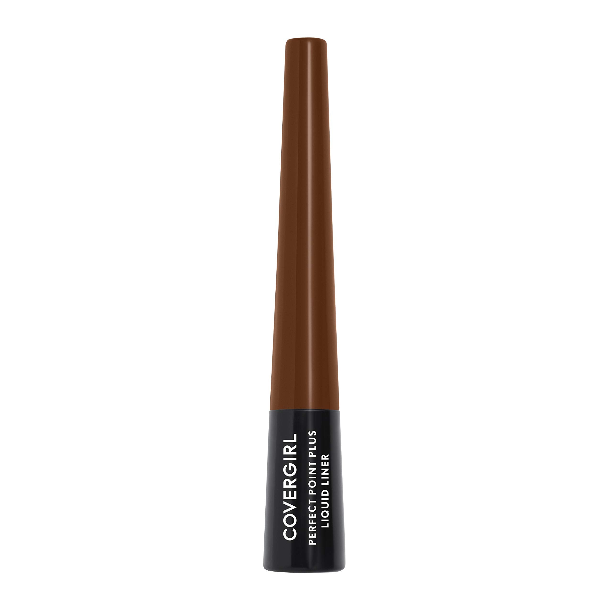 Covergirl Perfect Point Plus Espresso eyeliner in action delivering quick-dry, long-wear color