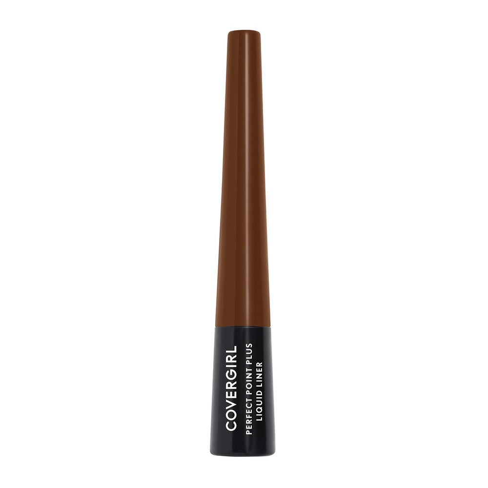Covergirl Perfect Point Plus Espresso eyeliner in action delivering quick-dry, long-wear color