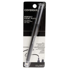 CoverGirl Perfect Point Plus eyeliner pencil in black onyx delivering a precise, long-lasting line