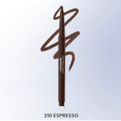 CoverGirl Perfect Point Plus Eyeliner Pencil Espresso swatch on the skin.