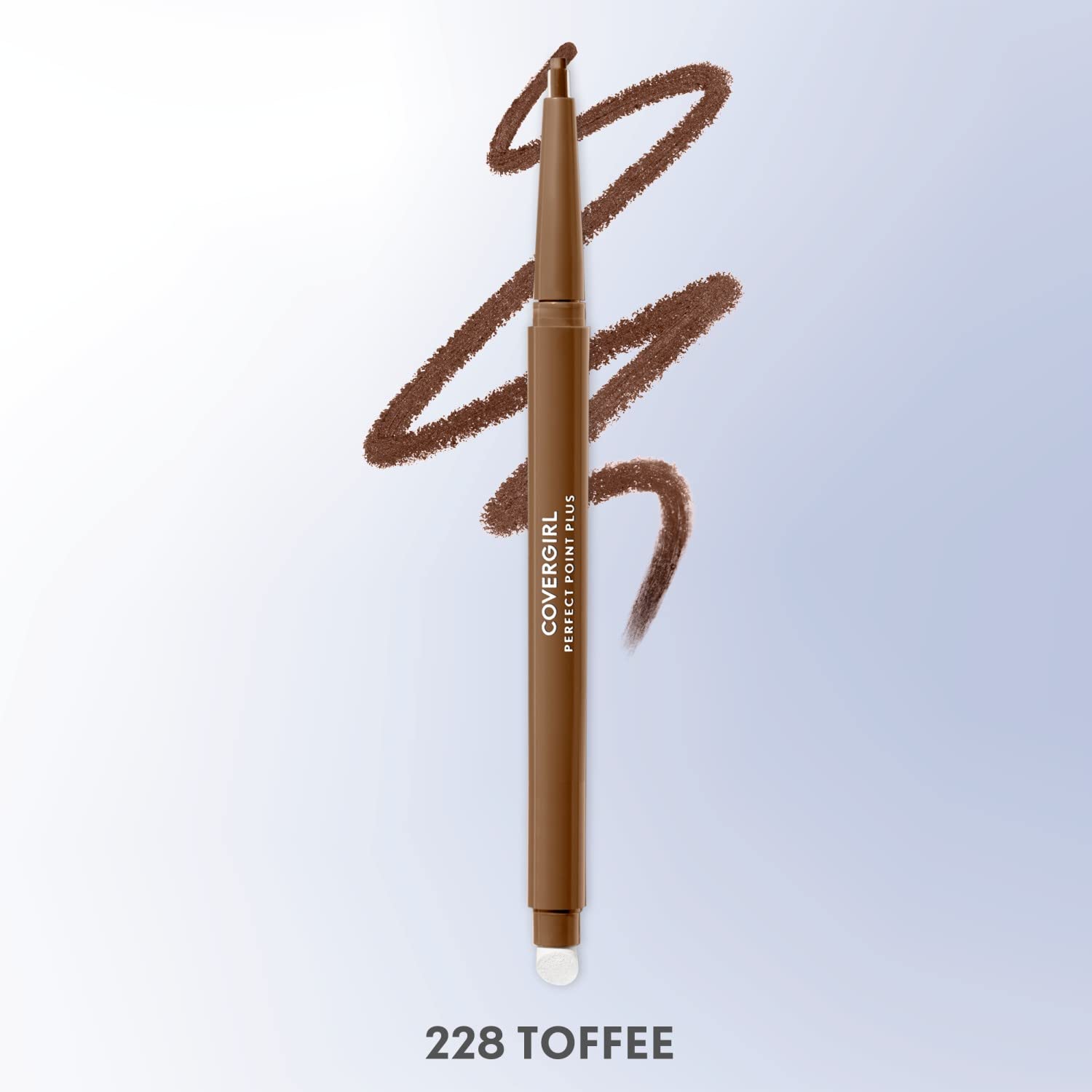 Close-up of the Toffee tip highlighting break-proof pencil precision.