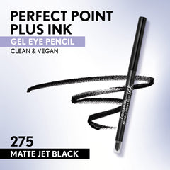 CoverGirl Perfect Point Plus Ink Gel Eye Pencil swatches show rich pigment payoff.