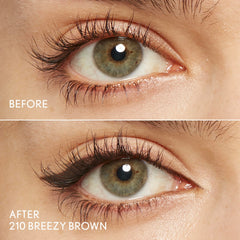 CoverGirl Perfect Point Plus Lashline Breezy Brown packaging highlighting vegan, clean formula