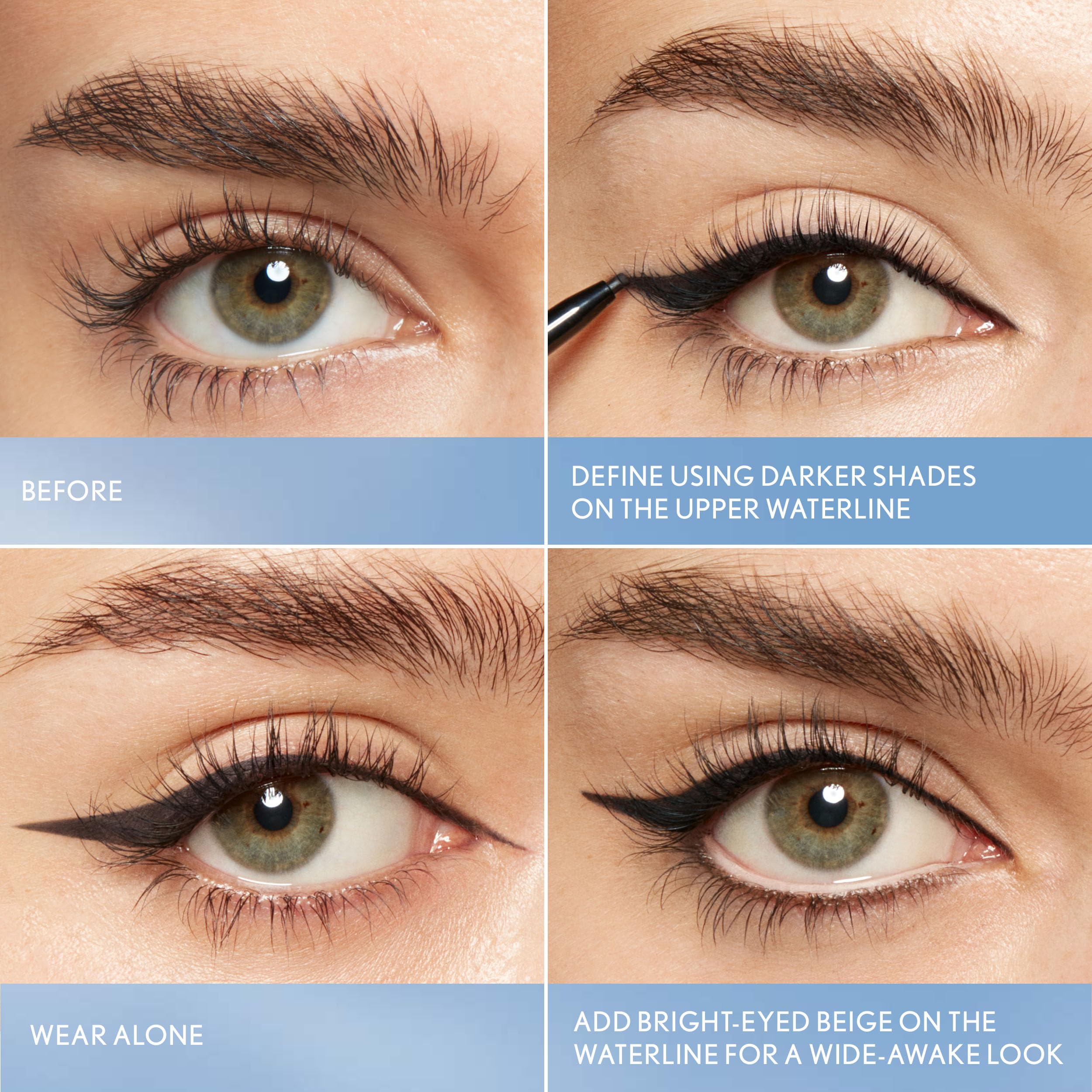 CoverGirl Perfect Point Plus Lashline vegan clean formula free of fragrance and parabens.